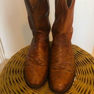 Real Ostrich Boots